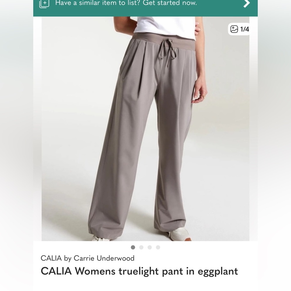 CALIA by Carrie Underwood women's Truelight wide-leg pants
 
Taupe color